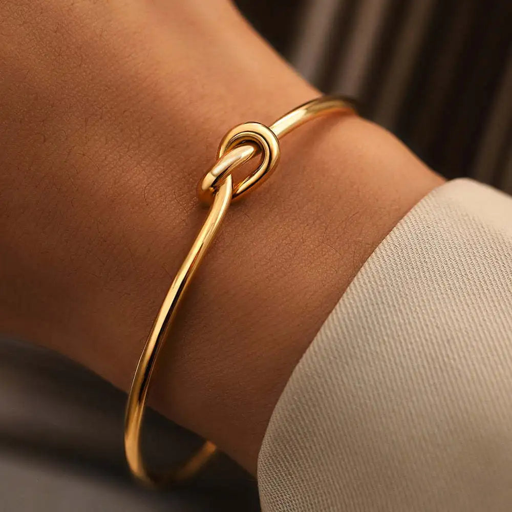 Ulvly Water Drop Ring and Bracelet Set – Stainless Steel