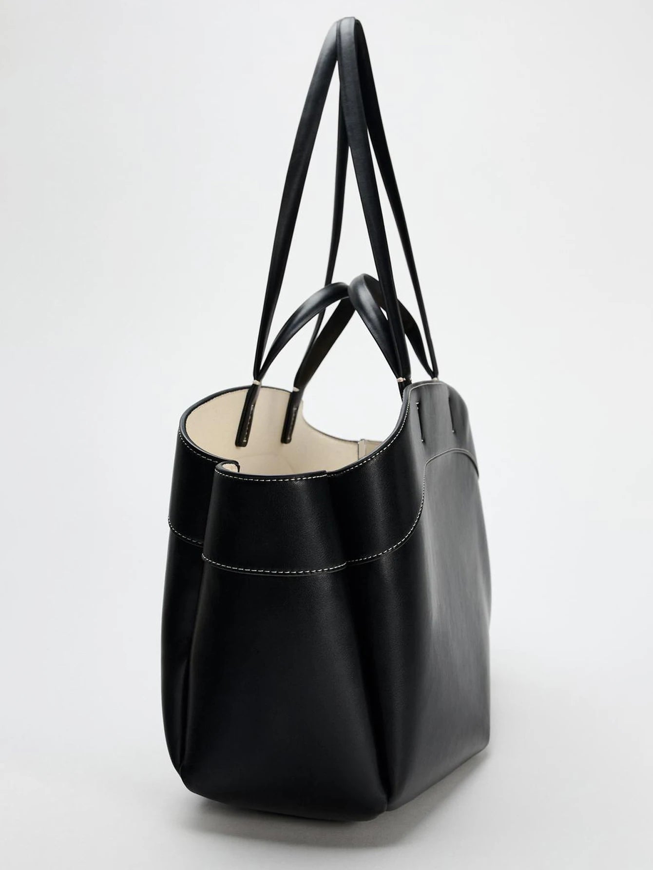 Ulvly Spliced Canvas Shoulder Bag