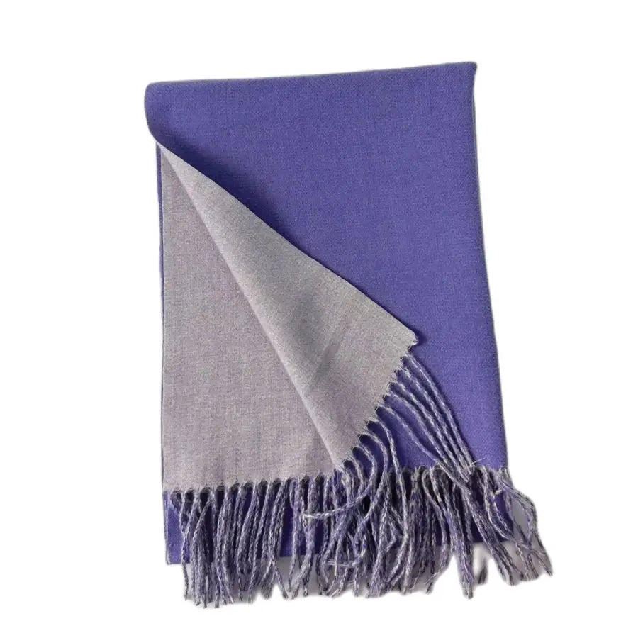 Ulvly Double-Sided Cashmere-Feel Scarf