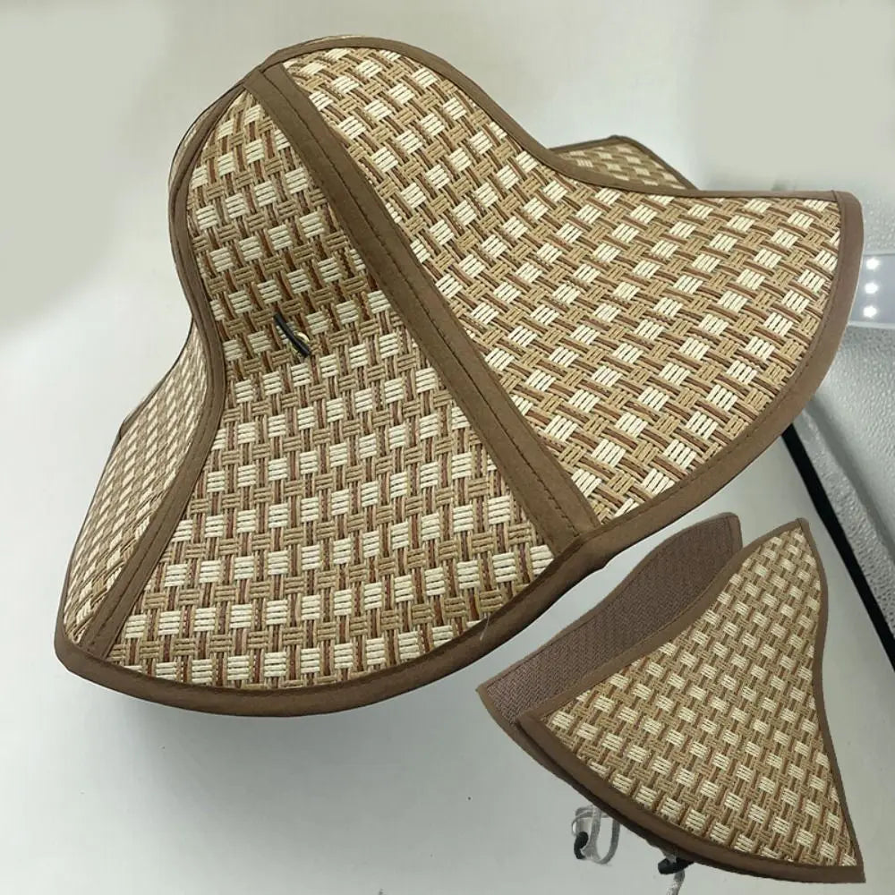 Ulvly Foldable Straw Sun Hat