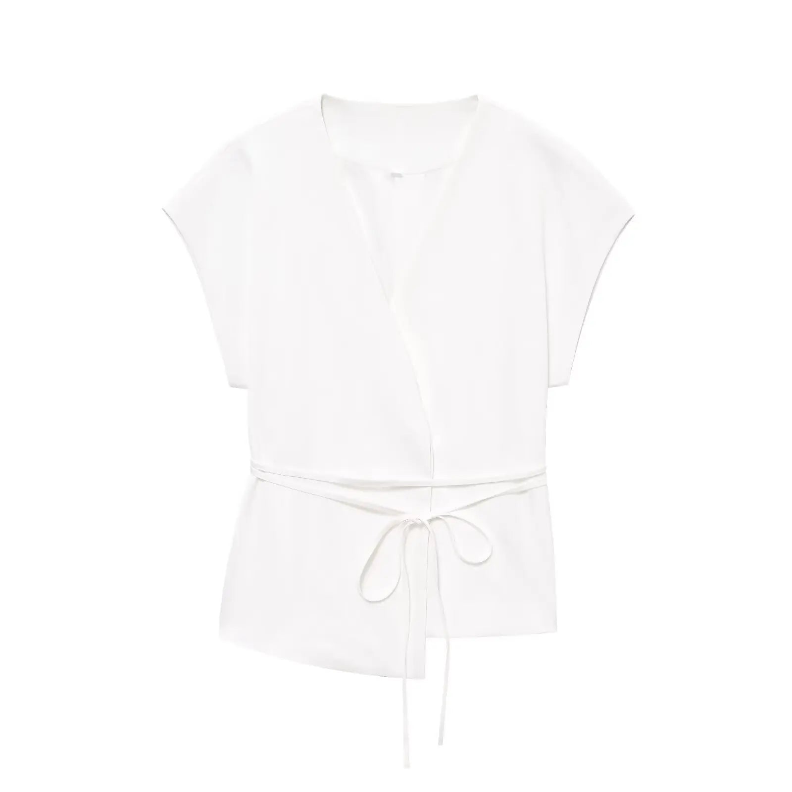 Ulvly Sleeveless Belted Suit Set