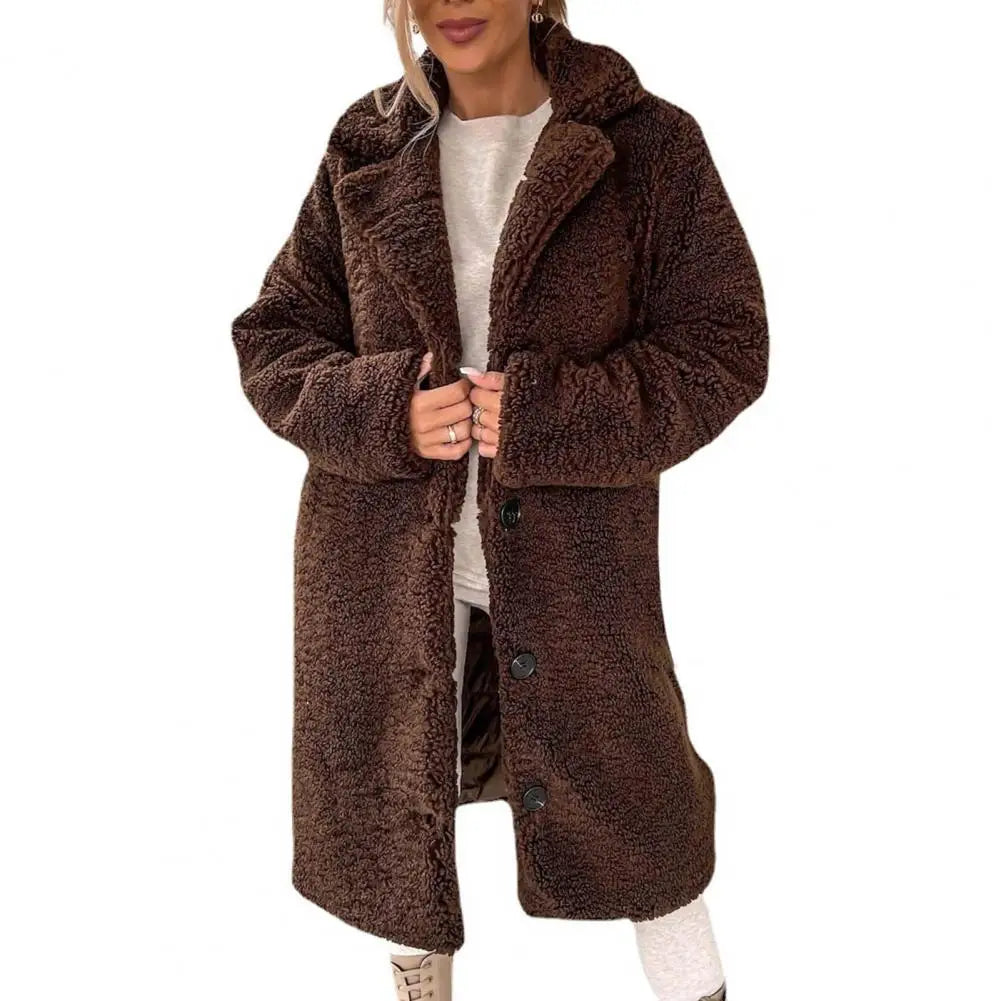 Ulvly Teddy Fleece Overcoat