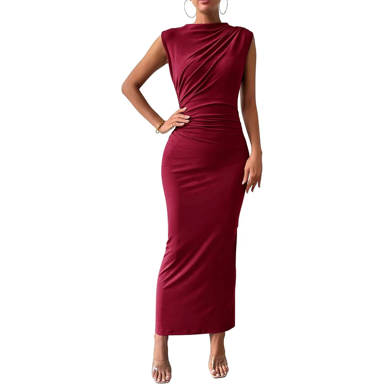 Ulvly Sleeveless Camisole Maxi Dress