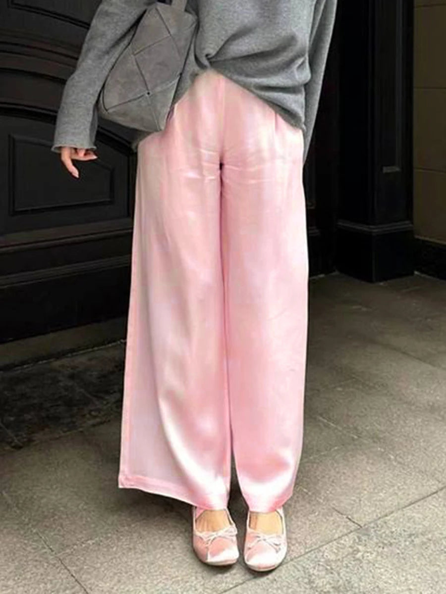 Ulvly Satin Wide-Leg Trousers