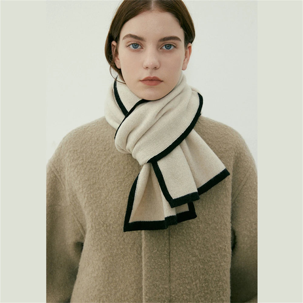 Ulvly Patchwork Knit Scarf