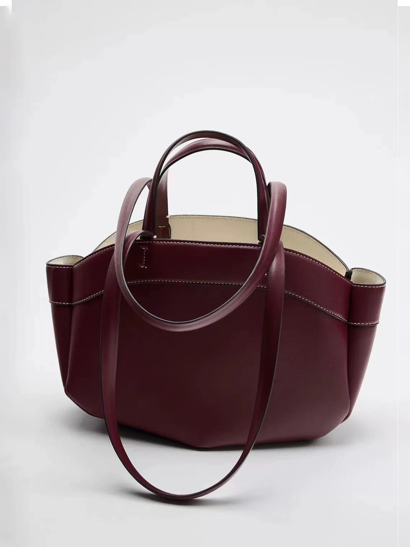 Ulvly Spliced Canvas Shoulder Bag