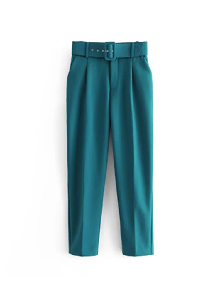 Ulvly Belted Ankle Trousers