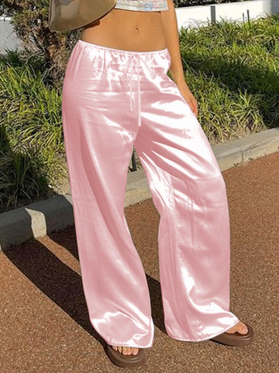 Ulvly Satin Wide-Leg Trousers