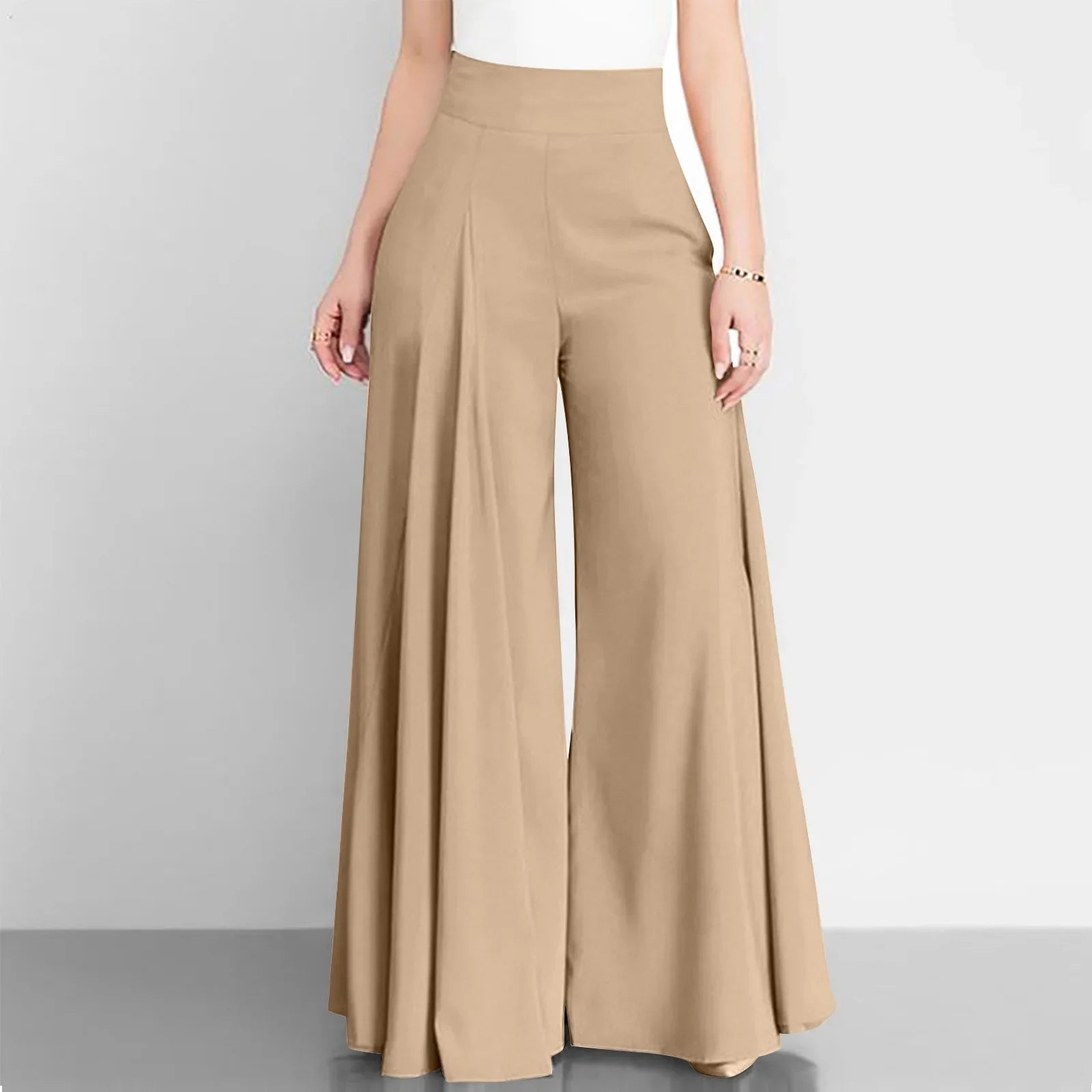 Ulvly High-Waist Wide-Leg Trousers