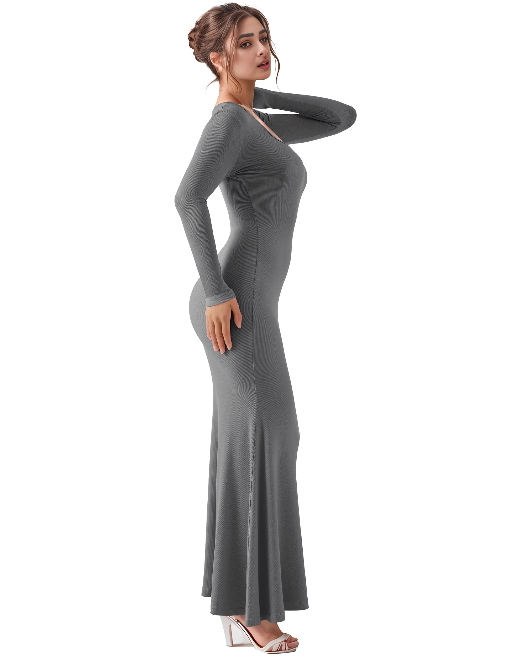 Ulvly Long Sleeve Bodycon Dress