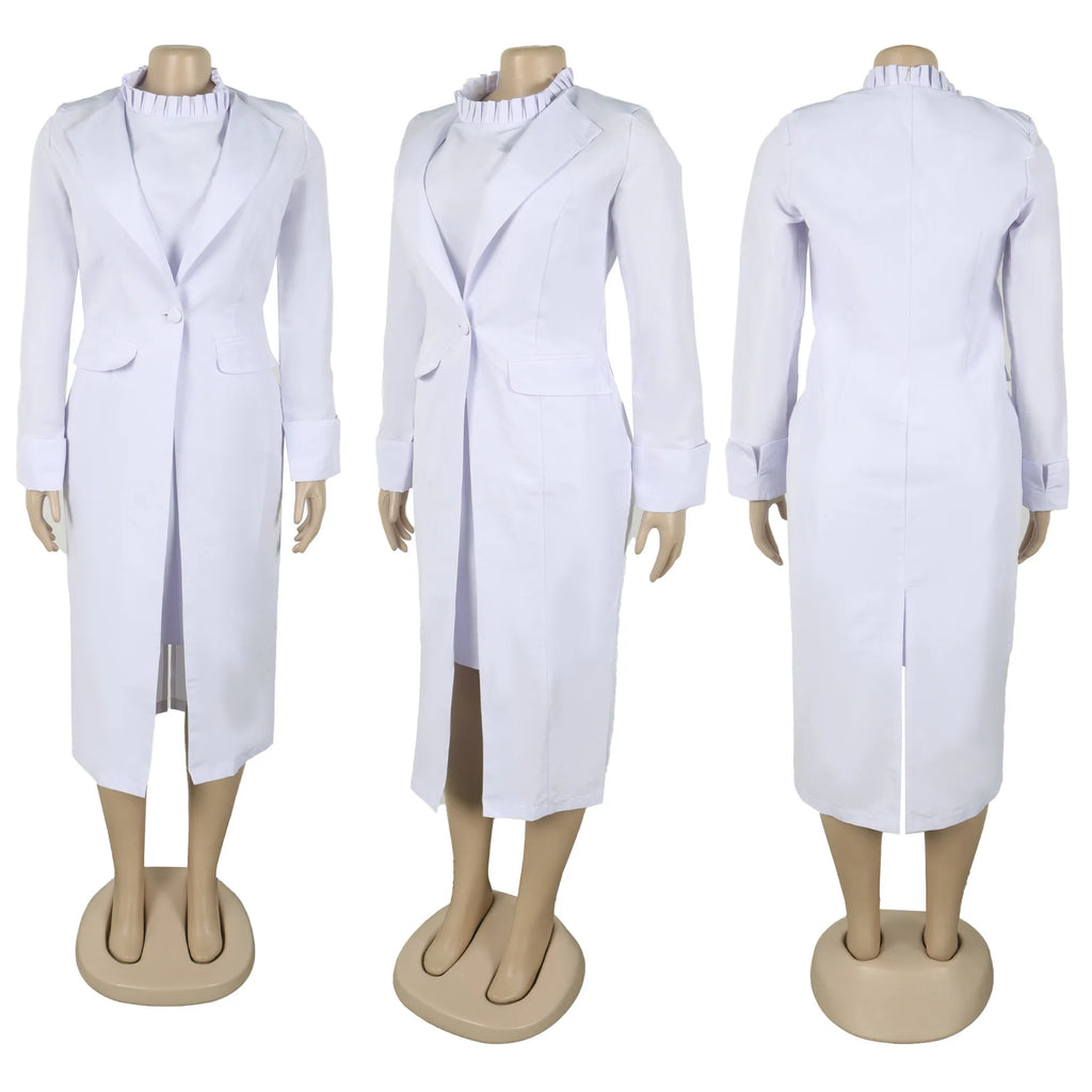 Ulvly Blazer &amp; Dress Suit Set