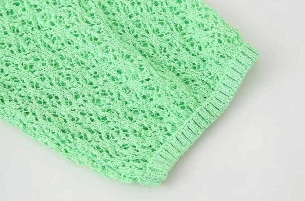 Ulvly Pointelle Polo Knit