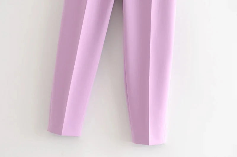 Ulvly High-Waist Belted Trousers