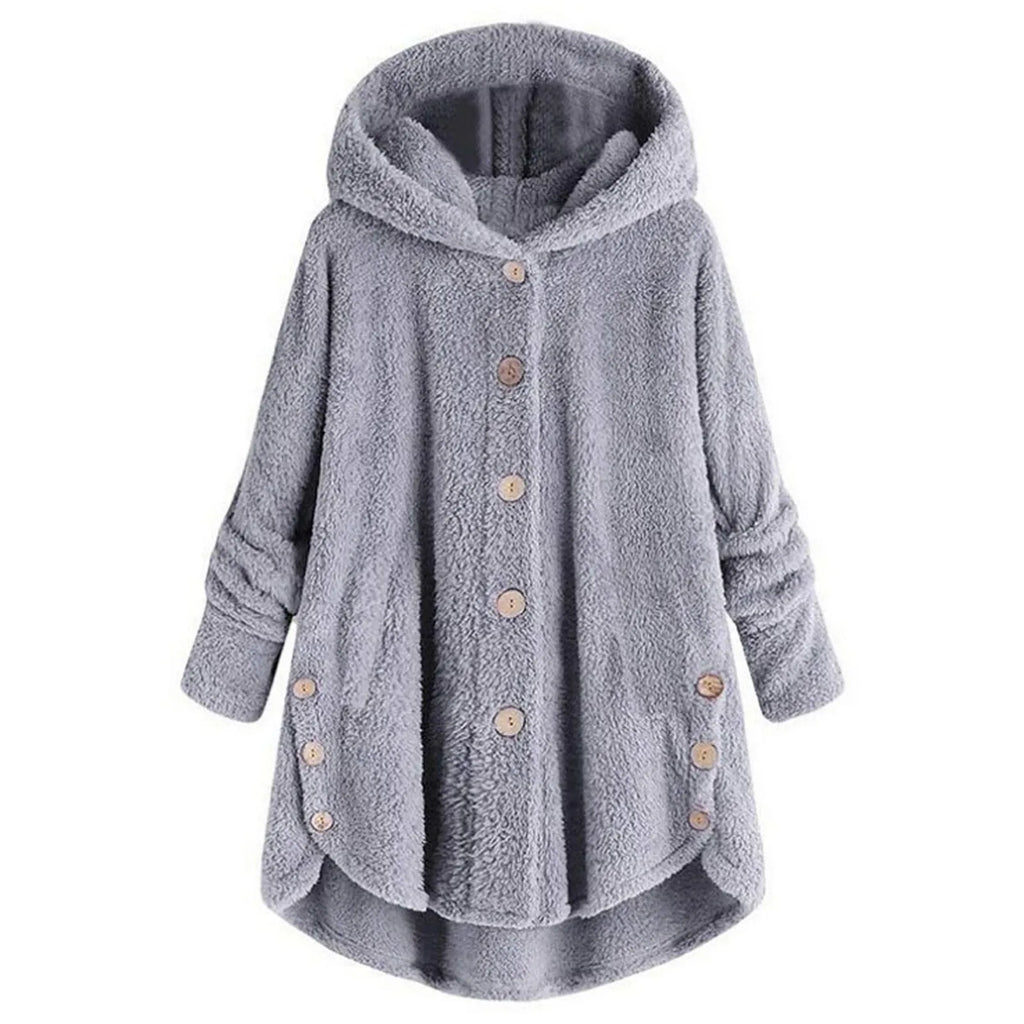 Ulvly Hooded Teddy Fleece Coat