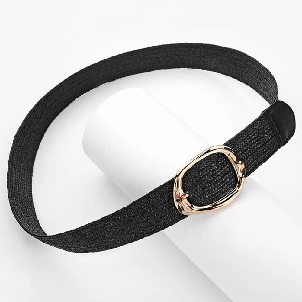 Ulvly Braided Straw Elastic Belt