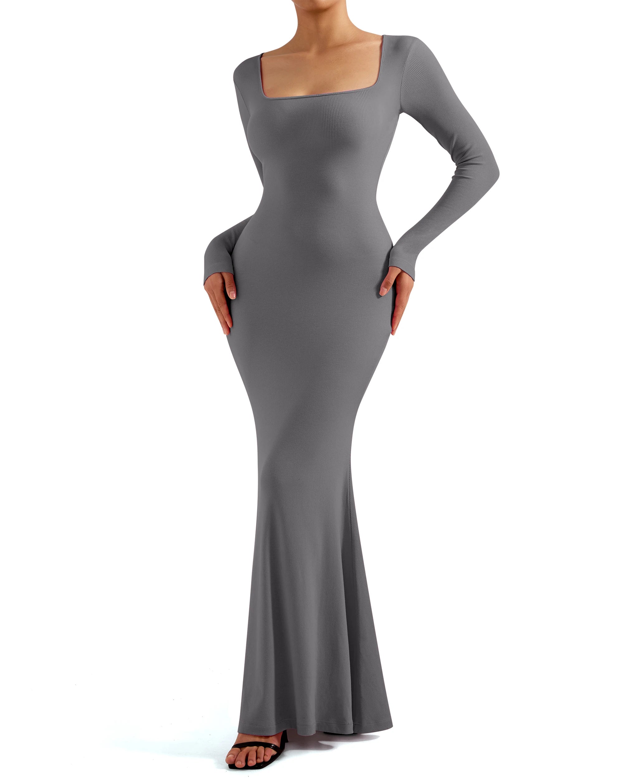 Ulvly Long Sleeve Bodycon Dress
