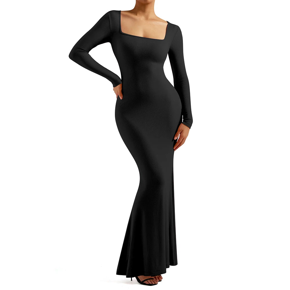 Ulvly Long Sleeve Bodycon Dress