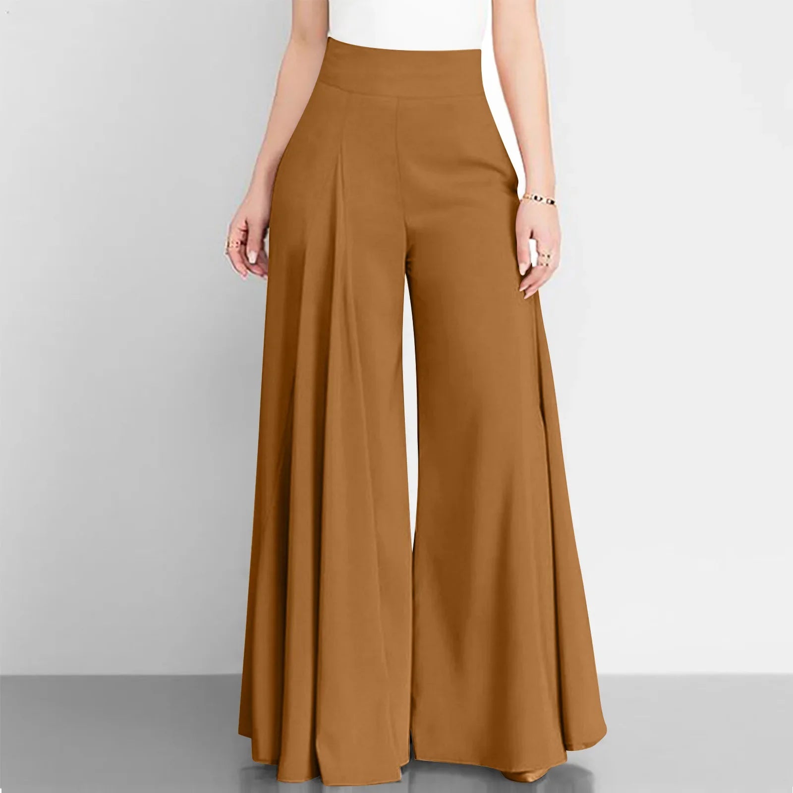 Ulvly High-Waist Wide-Leg Trousers