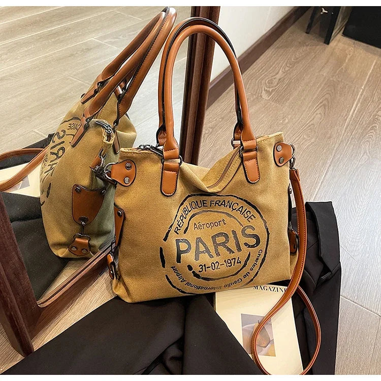 Ulvly Retro Canvas Bag