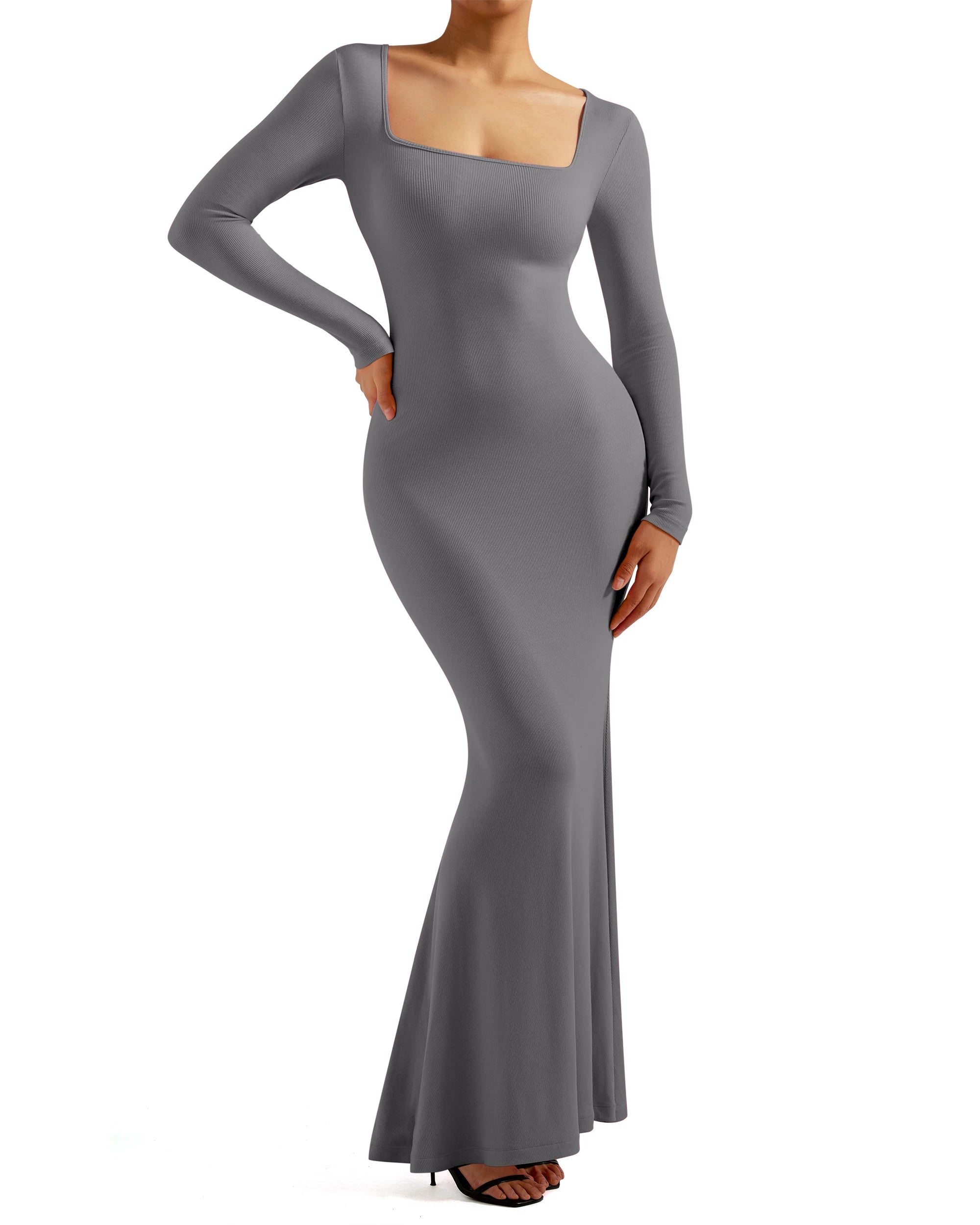 Ulvly Long Sleeve Bodycon Dress