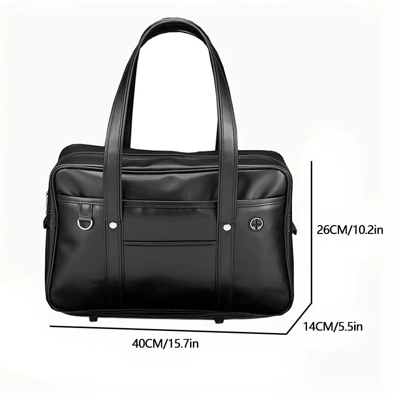 Ulvly PU Shoulder Tote – Student &amp; Commuter Edition