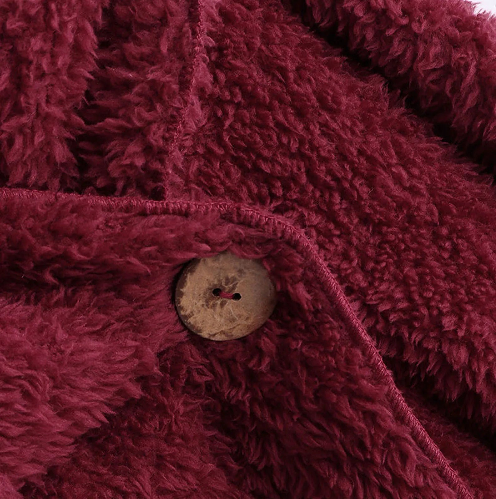 Ulvly Hooded Teddy Fleece Coat