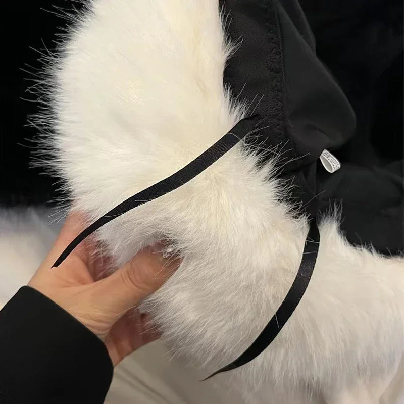 Ulvly Fluffy Faux Fur Bucket Hat
