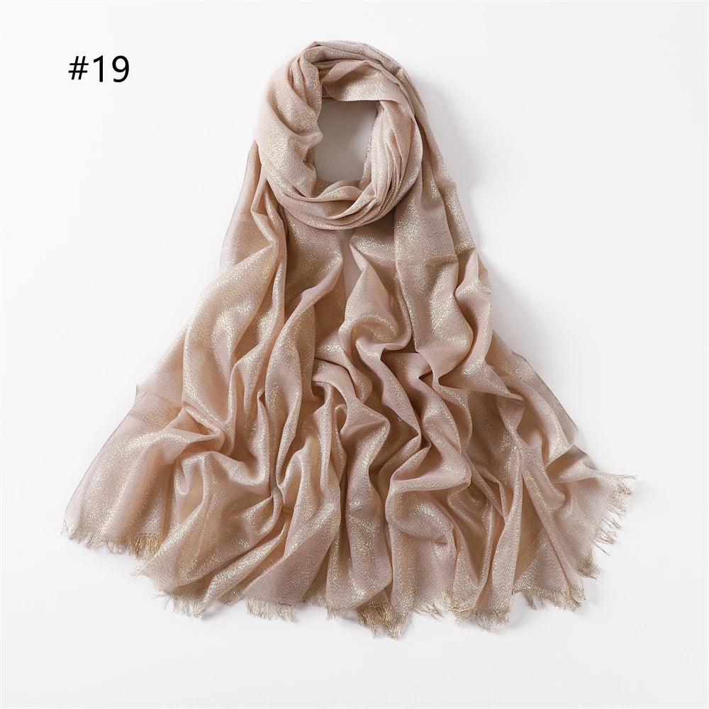 Ulvly Shimmer Fringe Shawl