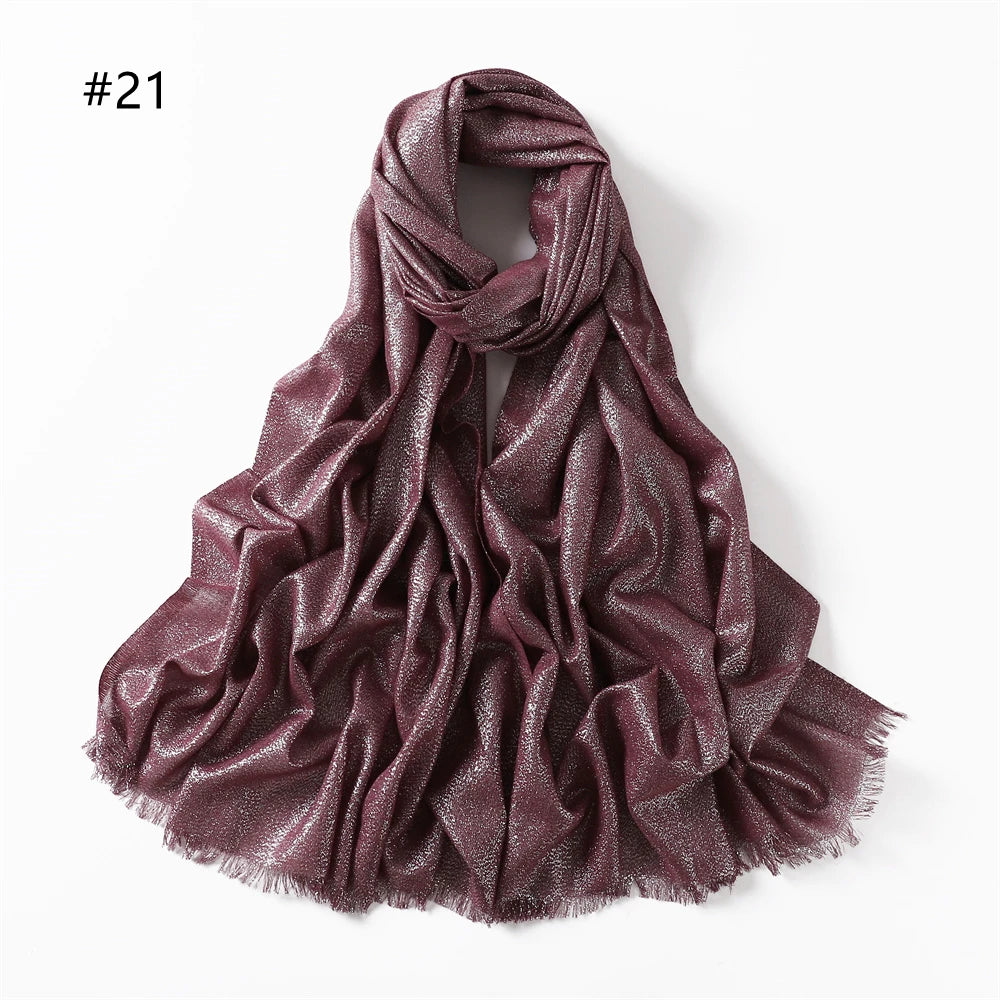 Ulvly Shimmer Fringe Shawl
