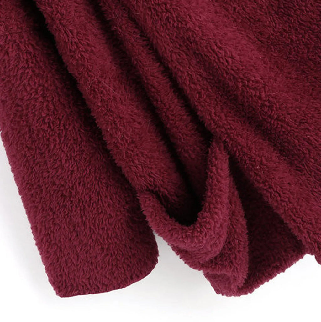 Ulvly Hooded Teddy Fleece Coat