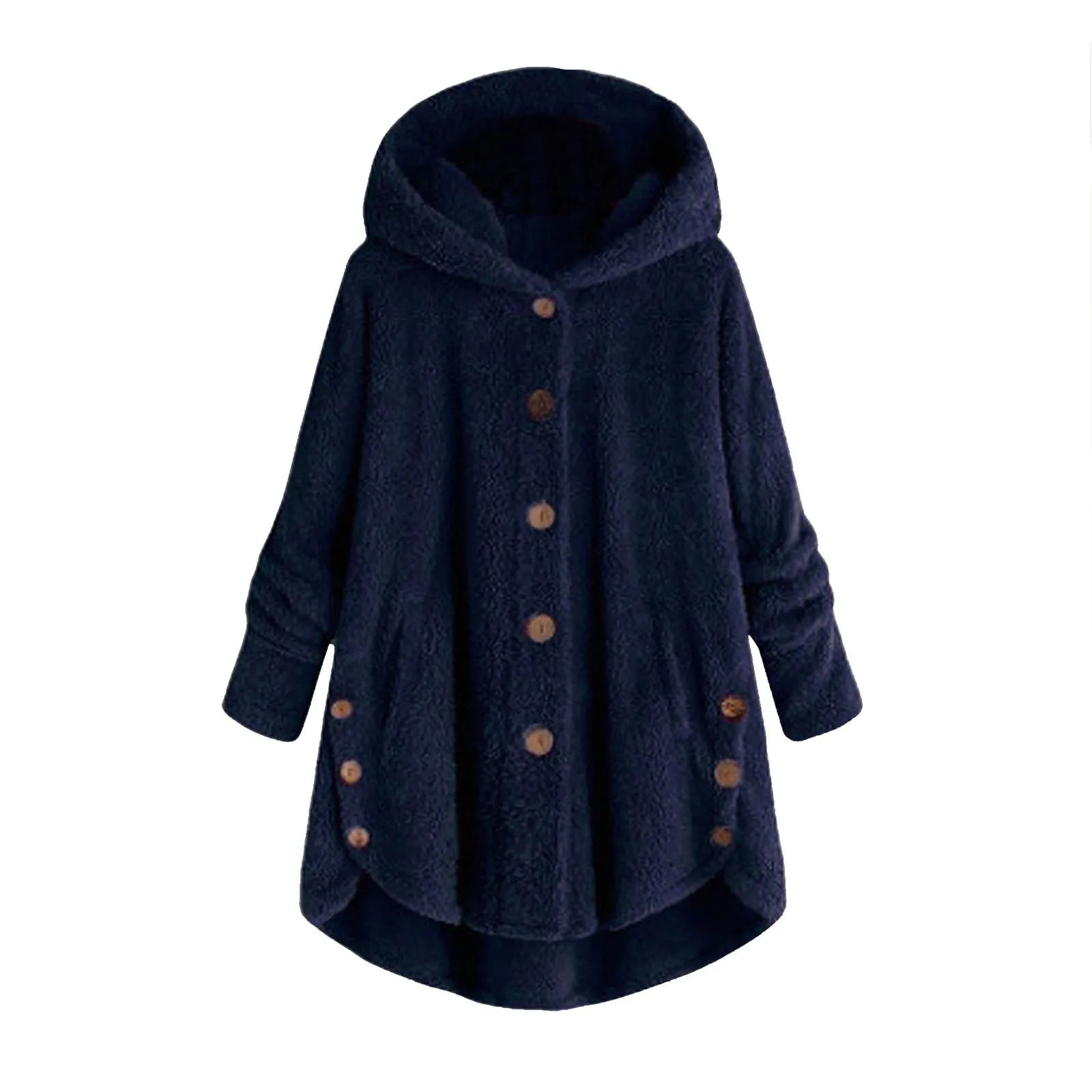 Ulvly Hooded Teddy Fleece Coat