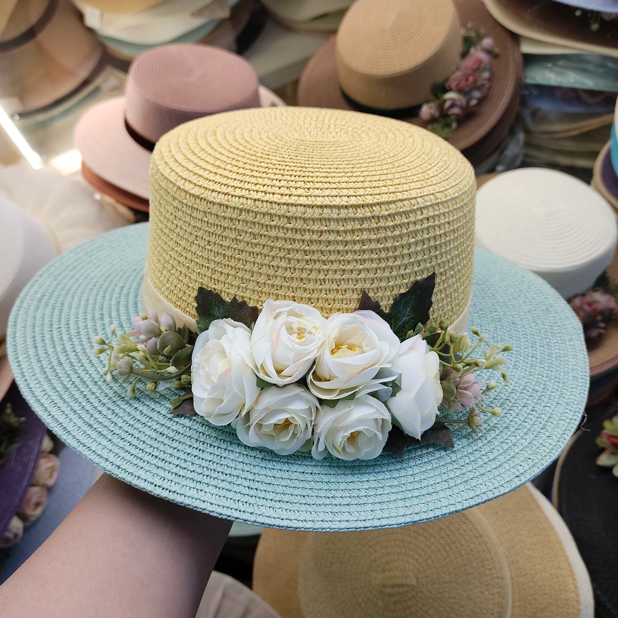 Ulvly Floral Beach Sun Hat