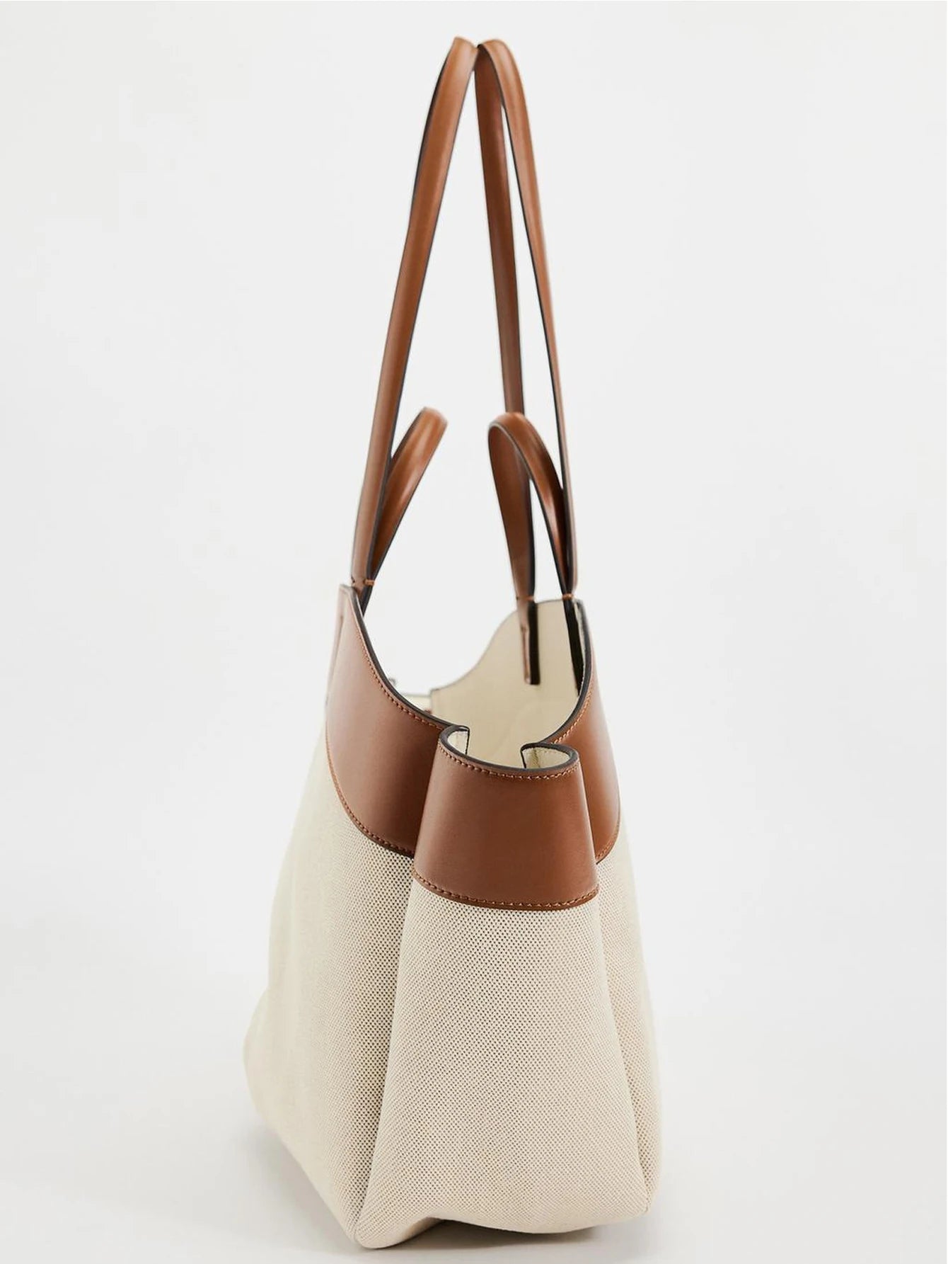 Ulvly Spliced Canvas Shoulder Bag