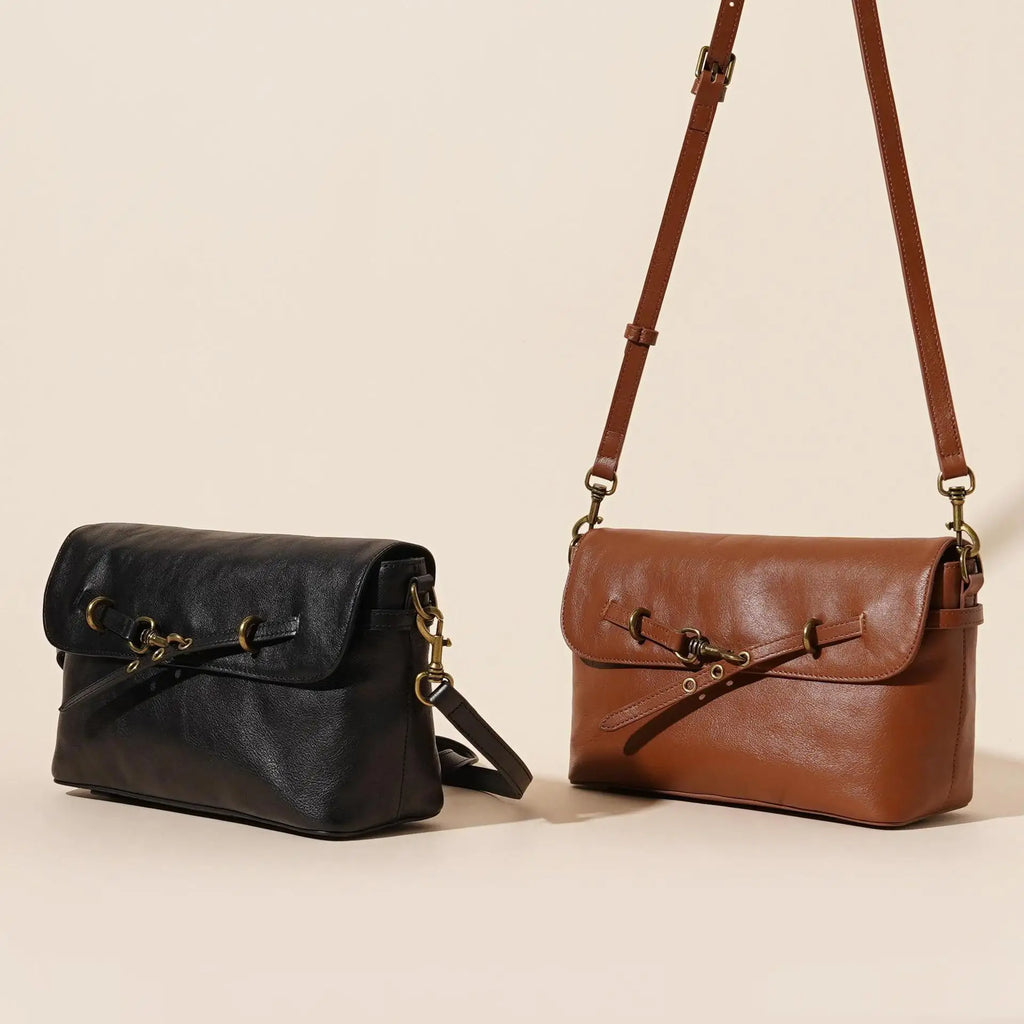 Ulvly Vegetable-Tanned Leather Shoulder Bag