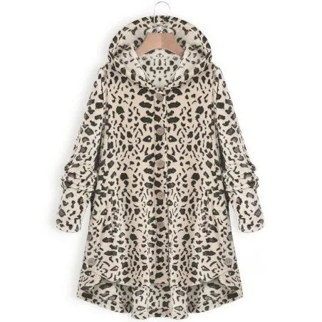 Ulvly Hooded Teddy Fleece Coat