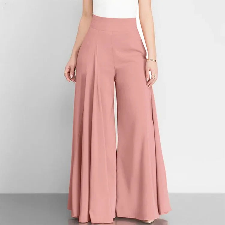 Ulvly High-Waist Wide-Leg Trousers