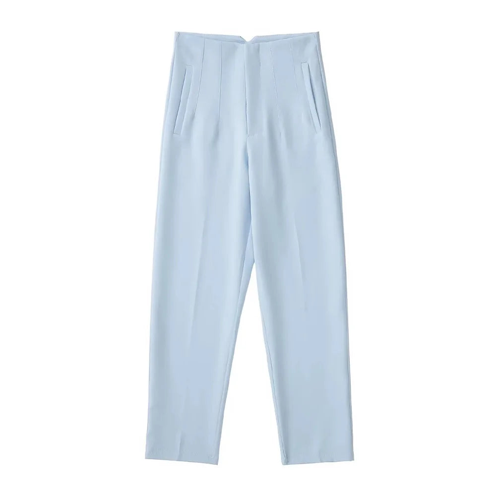 Ulvly High-Waist Ankle Trousers