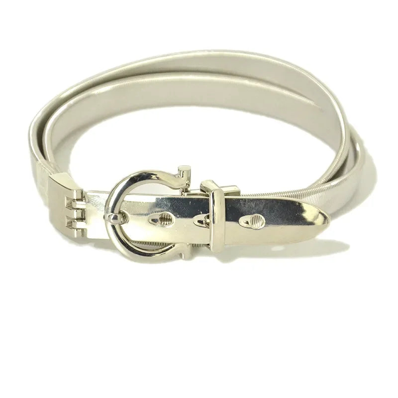 Ulvly Gold & Silver Metal Chain Belt