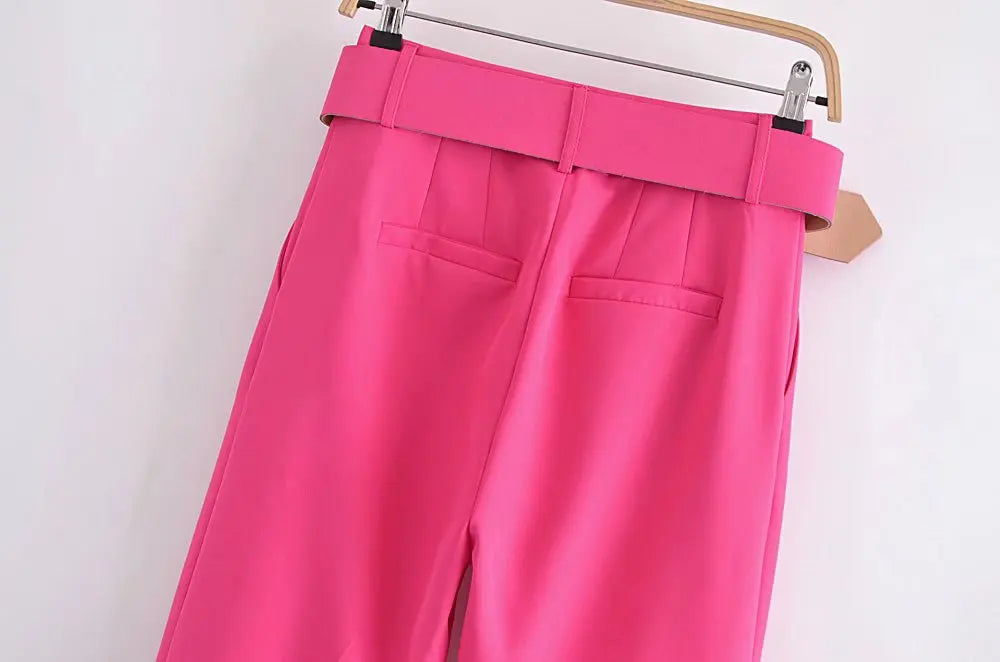 Ulvly Belted Ankle Trousers