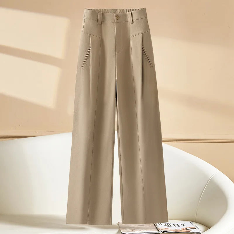 Ulvly Spliced Straight-Leg Trousers