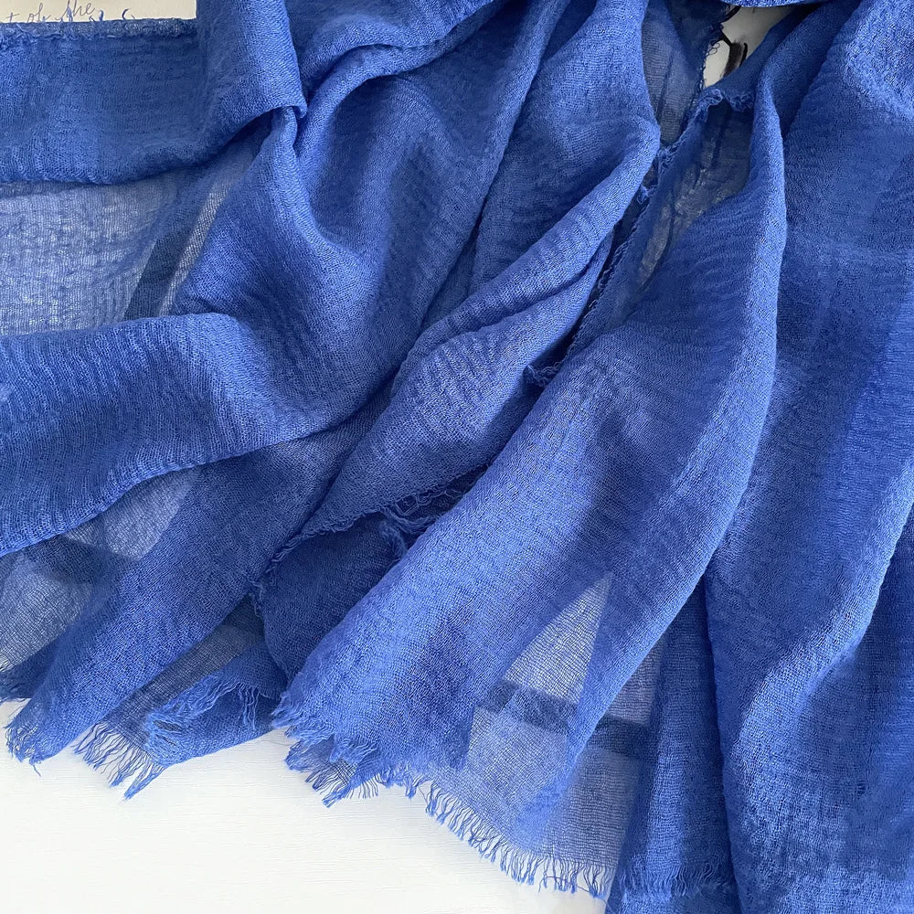 Ulvly Cotton-Linen Head Scarf