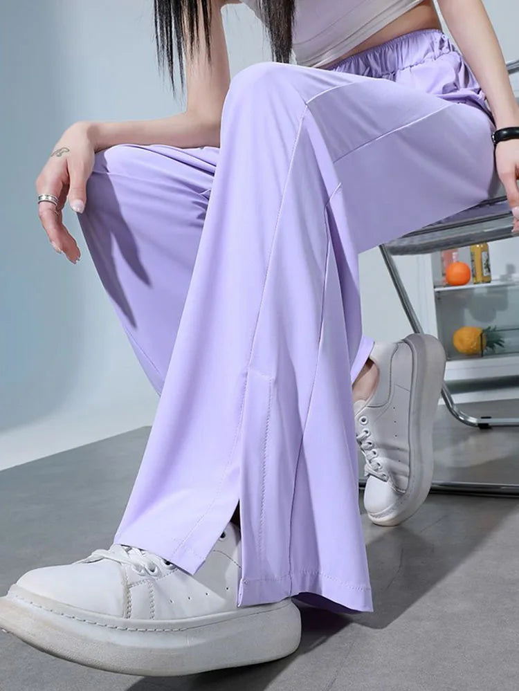Ulvly IceSilk Split-Leg Trousers
