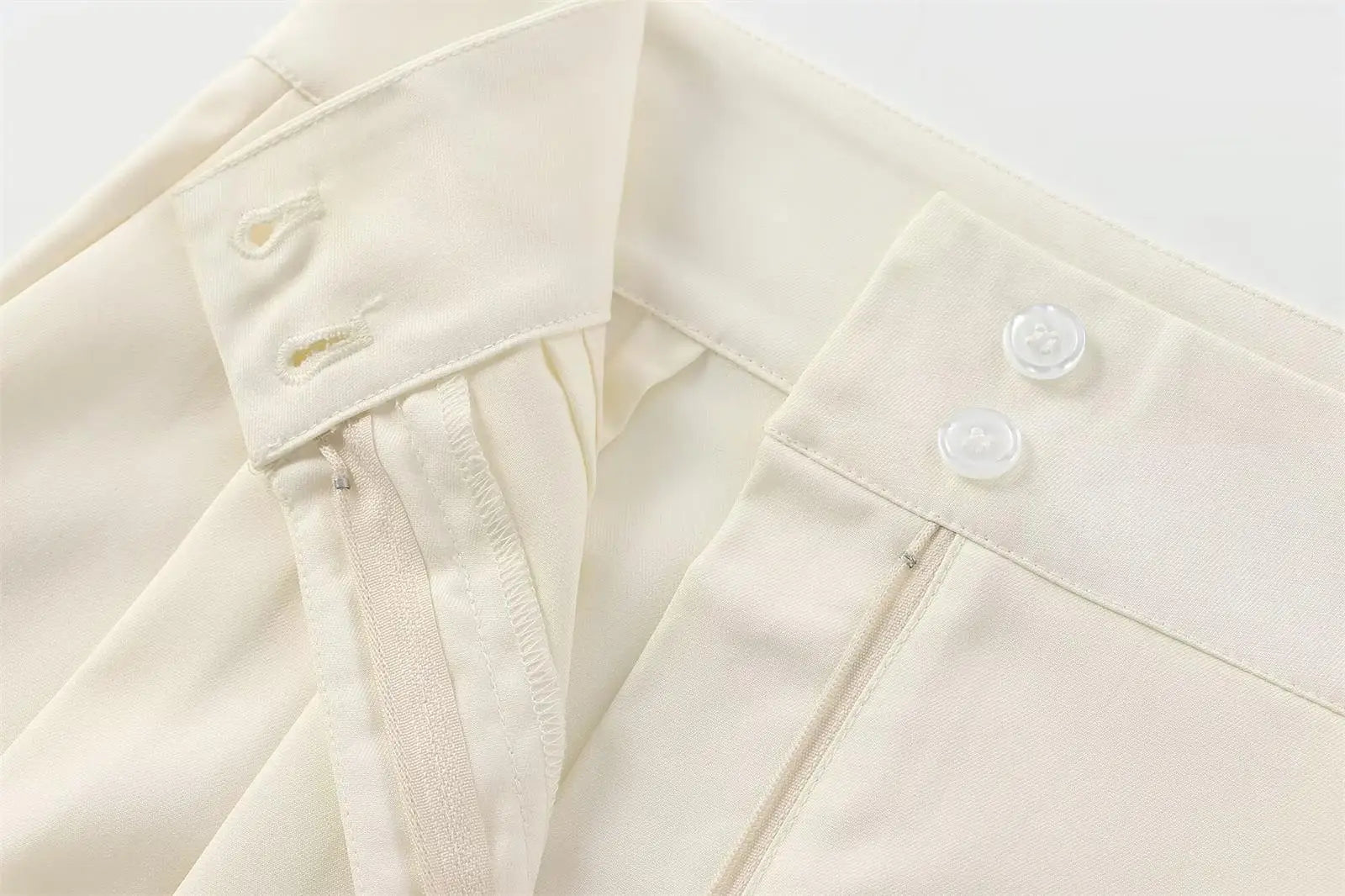 Ulvly Sleeveless Belted Suit Set