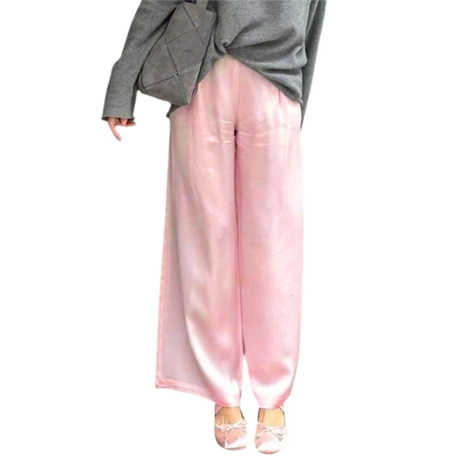 Ulvly Satin Wide-Leg Trousers