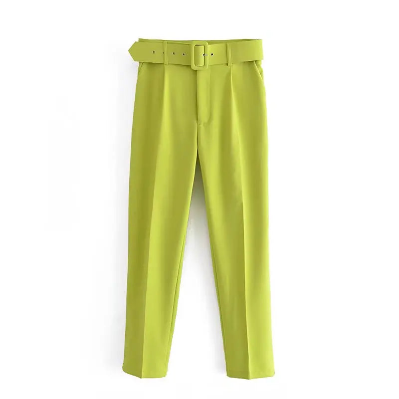 Ulvly Belted Ankle Trousers