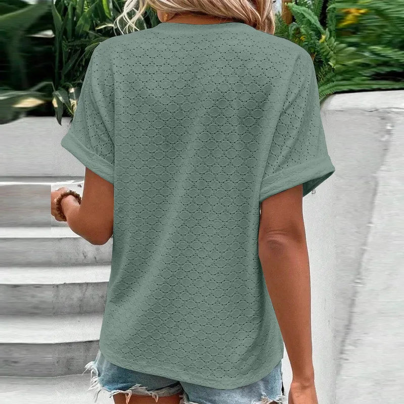 Ulvly Knit V Neck Shirt
