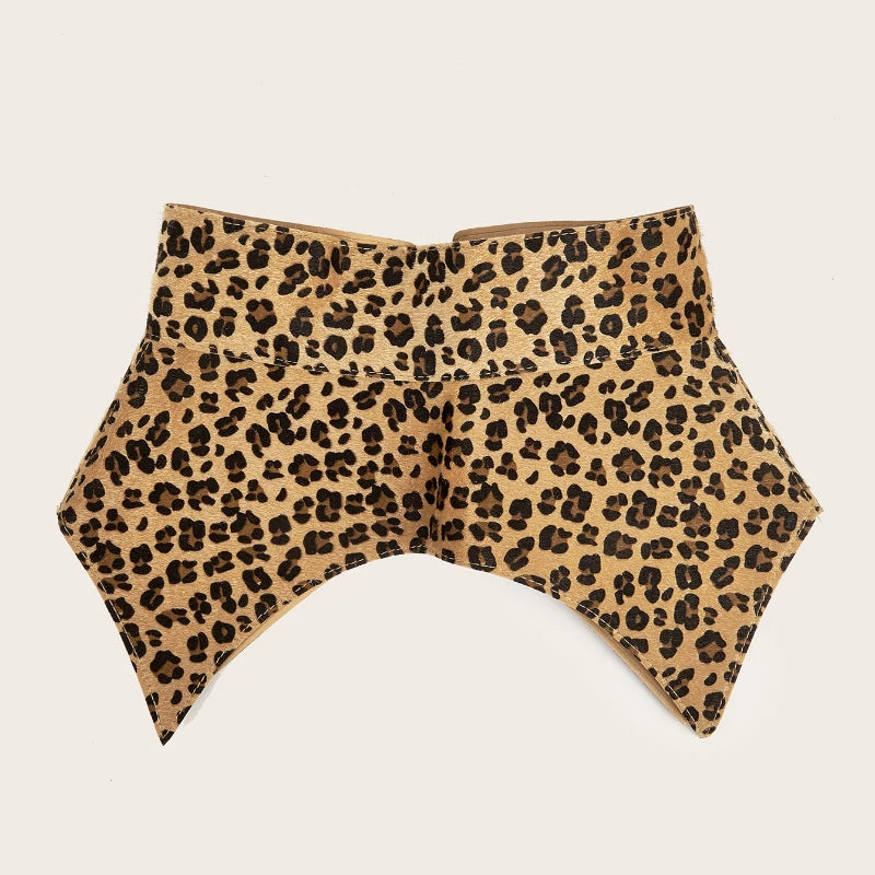 Ulvly Leopard-Print Dovetail Waist Cover