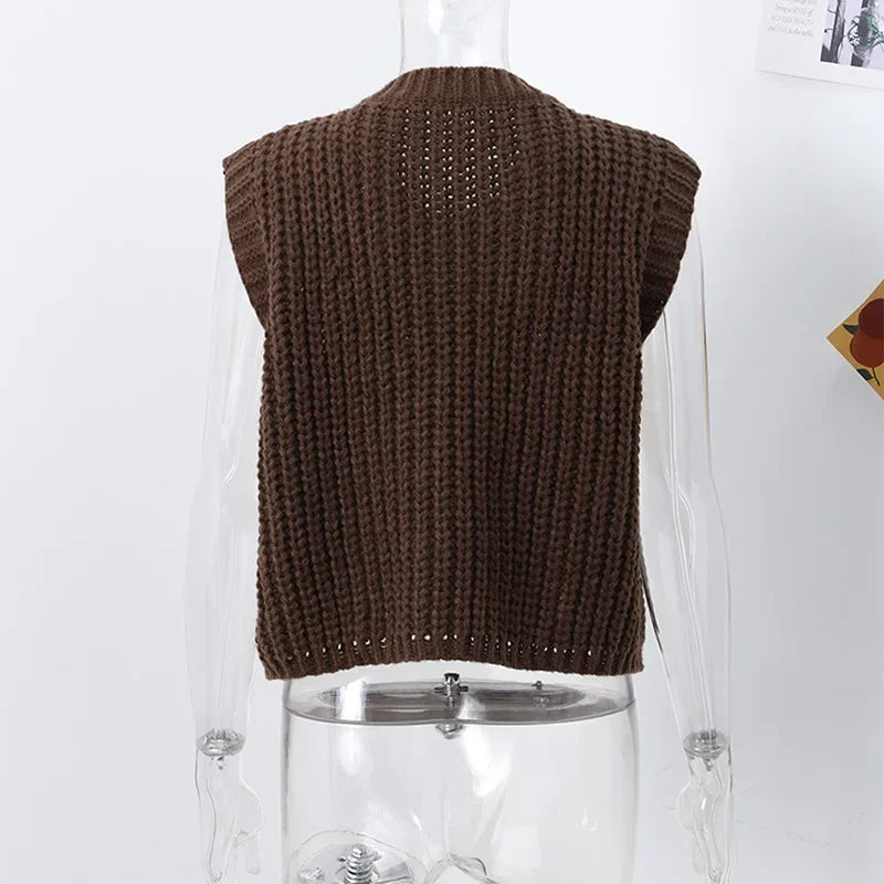 Ulvly Vintage Button Vest
