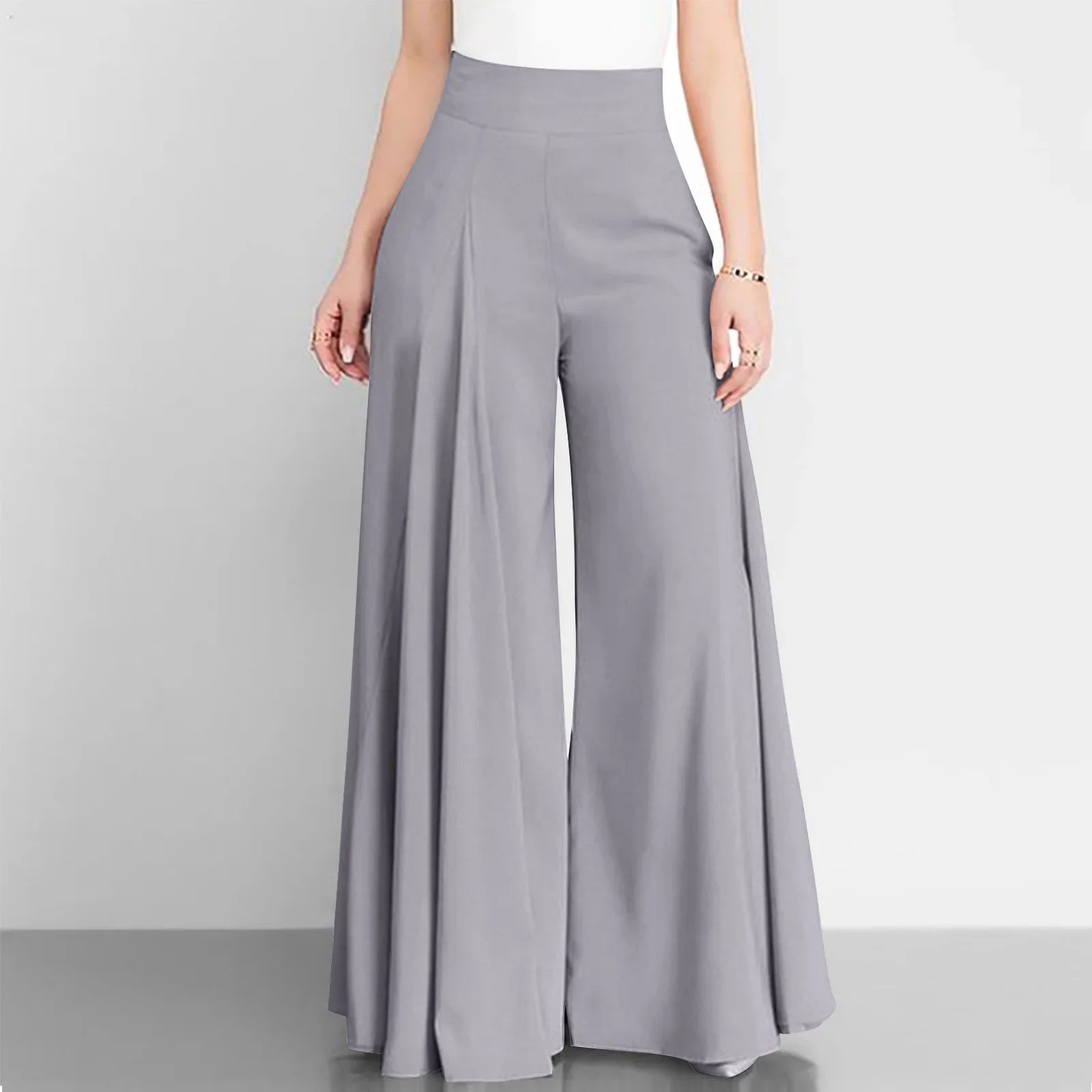 Ulvly High-Waist Wide-Leg Trousers