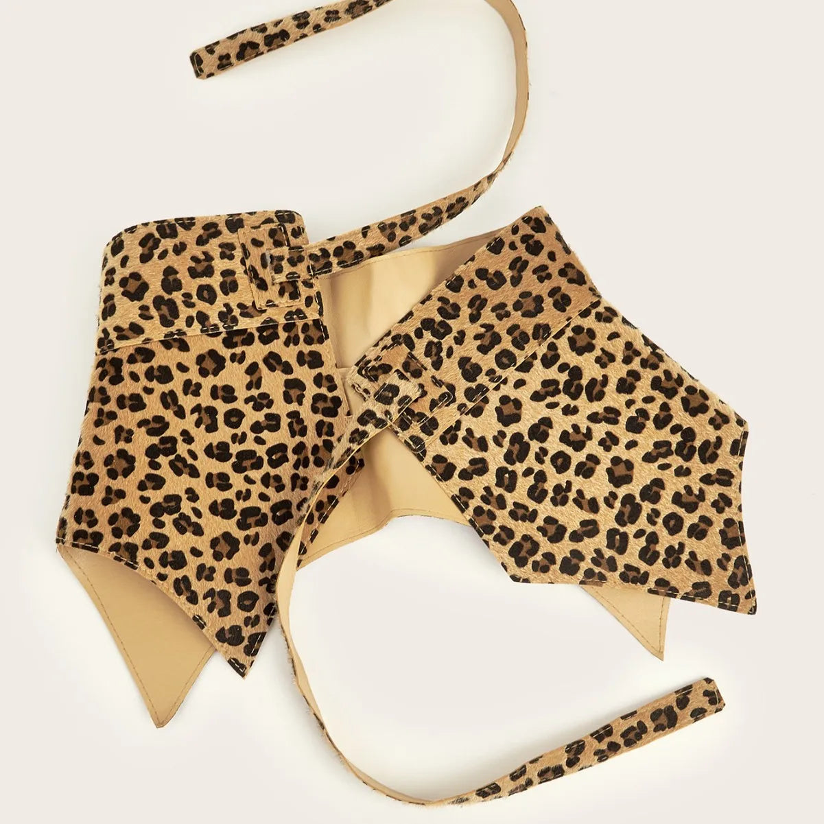 Ulvly Leopard-Print Dovetail Waist Cover